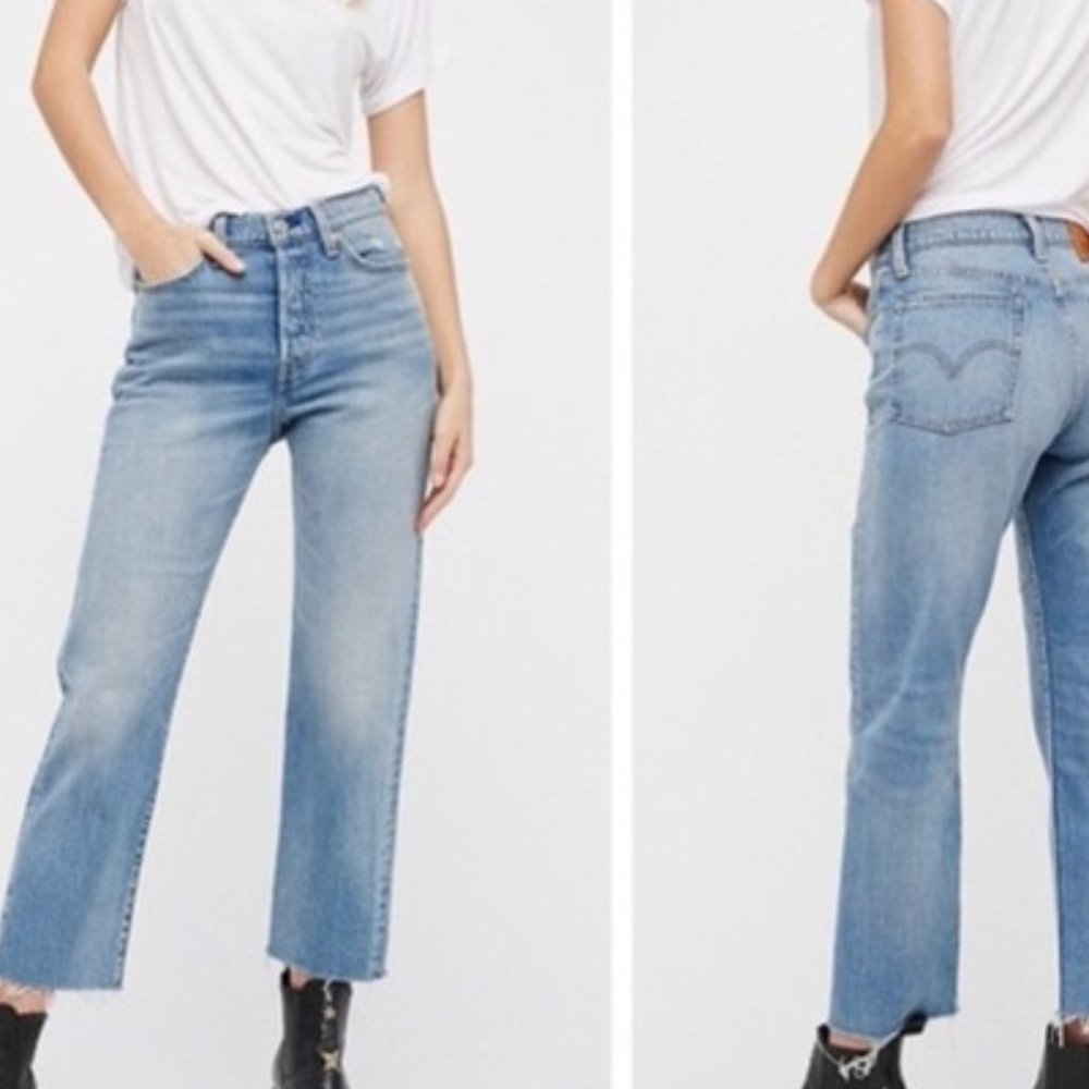 Levi's Light Blue Straight Leg Jeans